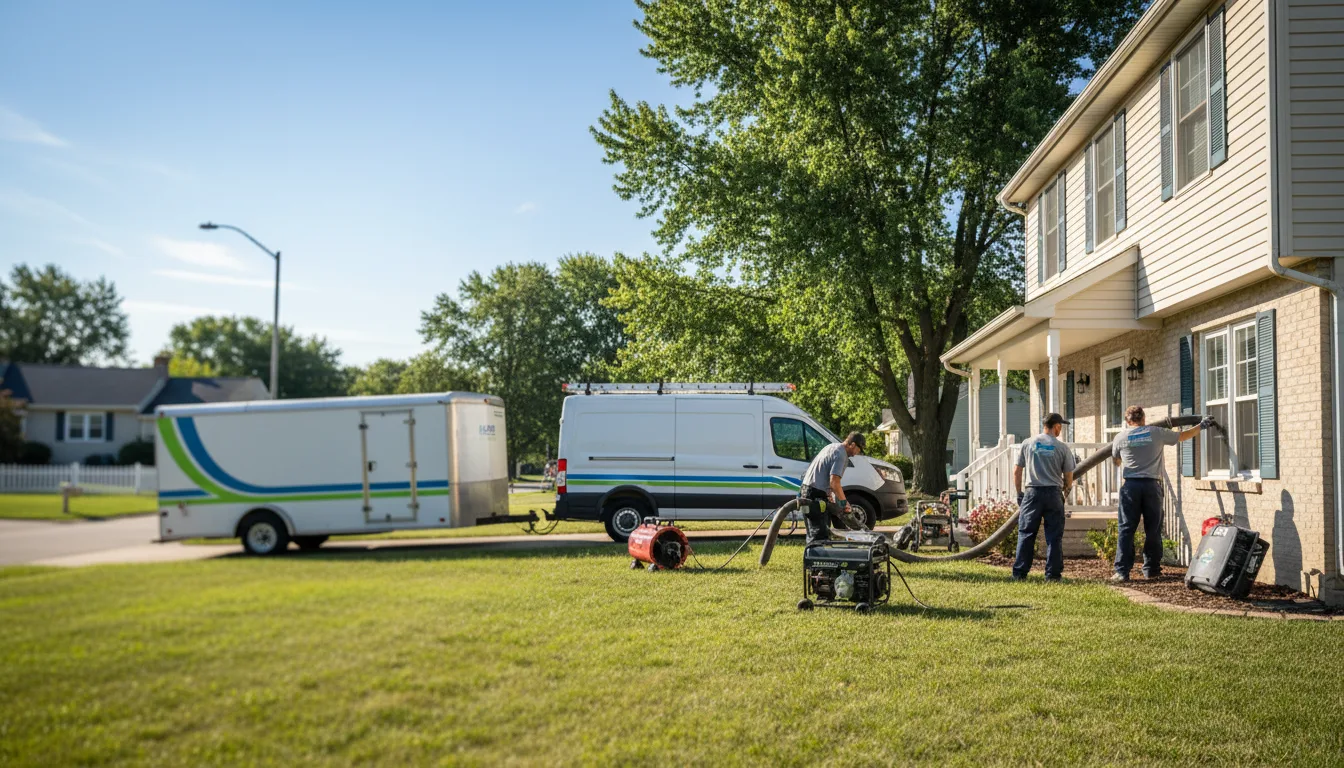 Flooded Basement Restoration And Cleanup With Repair in Highland, KS near me